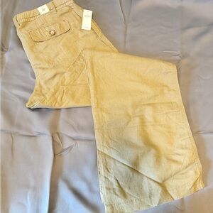 GAP Olive Green Drawstring Pants Size 10